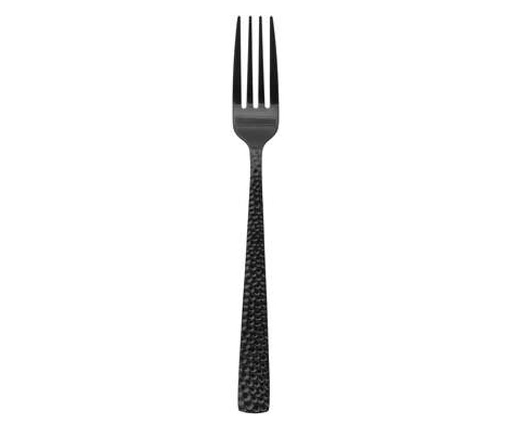 Set tacamuri aur negru negre 24 piese otel inoxidabil 21x2.5x0.2 cm - 2