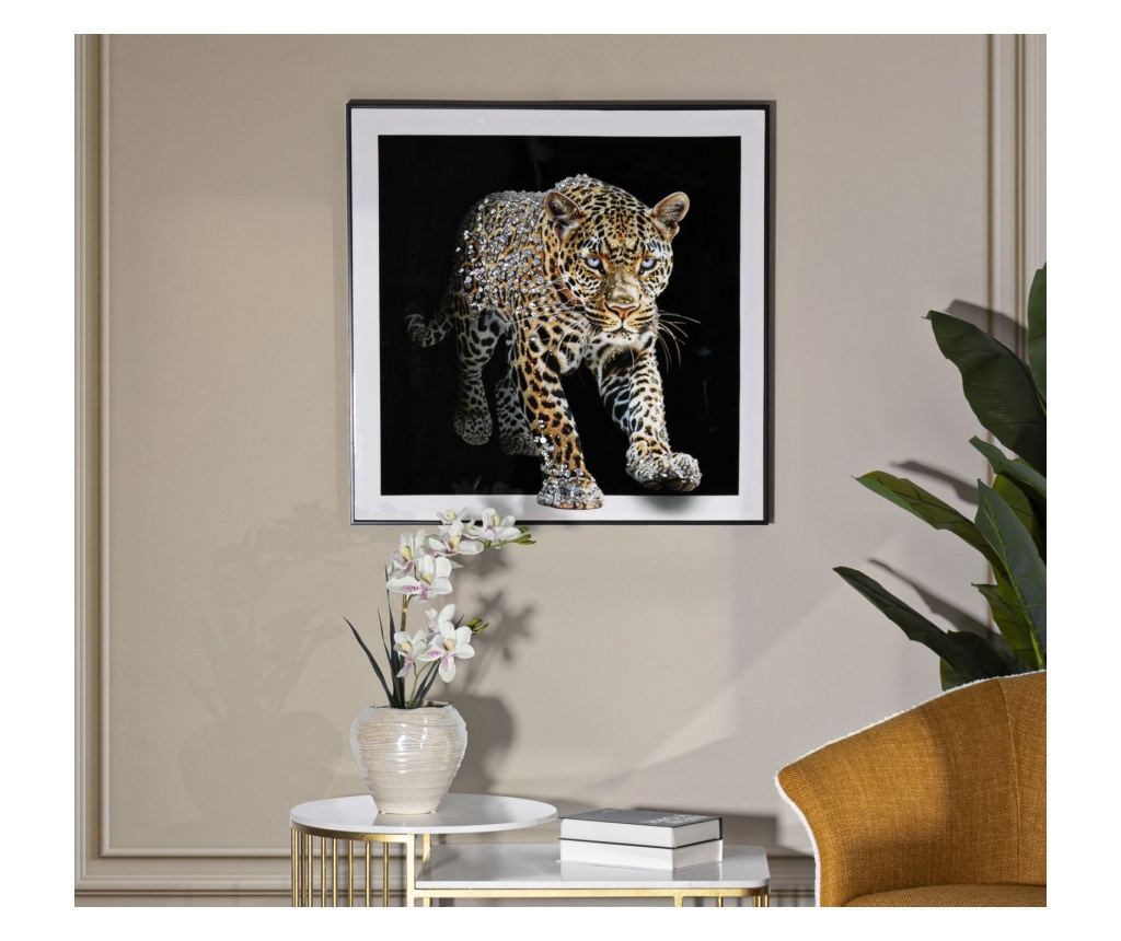 Zidna umjetnost Jaguar crna 82 cm - 6