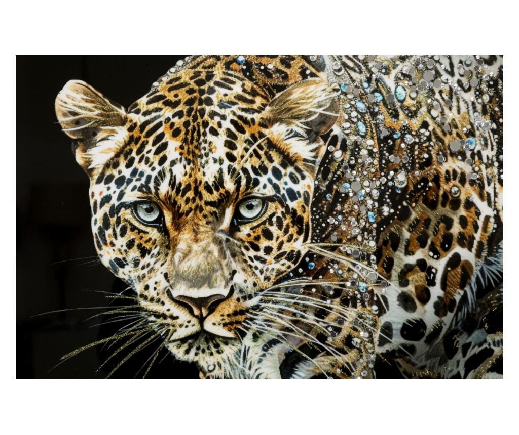 Zidna umjetnost Jaguar Crna 82 cm - 2