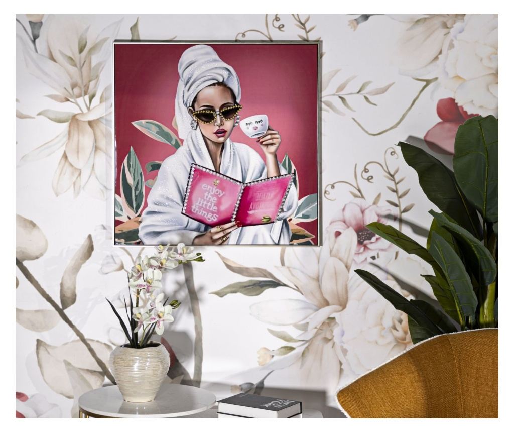 Zidna umjetnost Luxy Pink 82 cm - 6