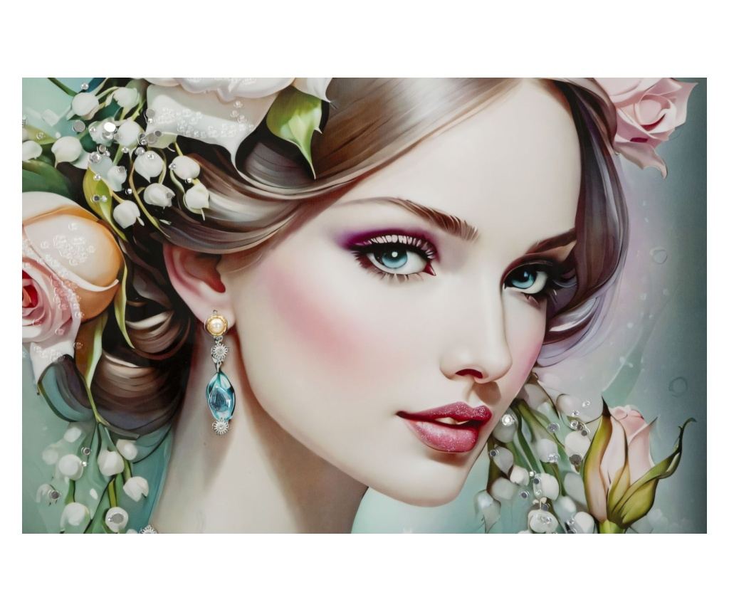 Zidna umjetnost Fantasy plava 72 cm - 2