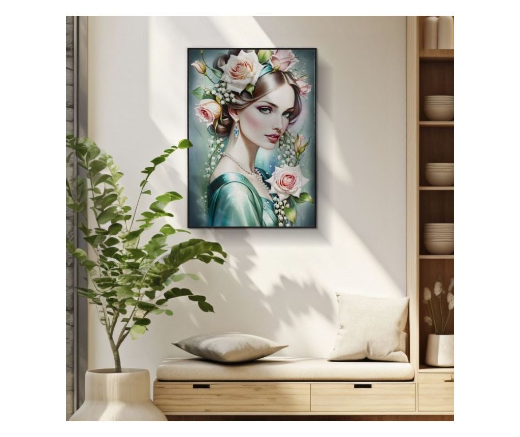 Zidna umjetnost Fantasy plava 72 cm - 6