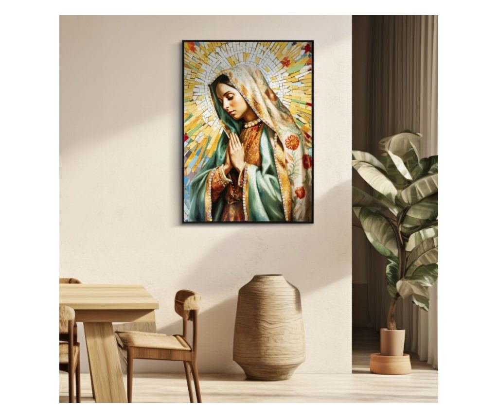Zidna umjetnost Madonna Žuta 72 cm - 9
