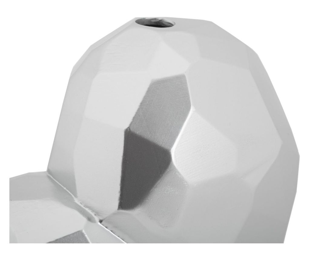 Vaza Srce Srebrna 19 cm - 4
