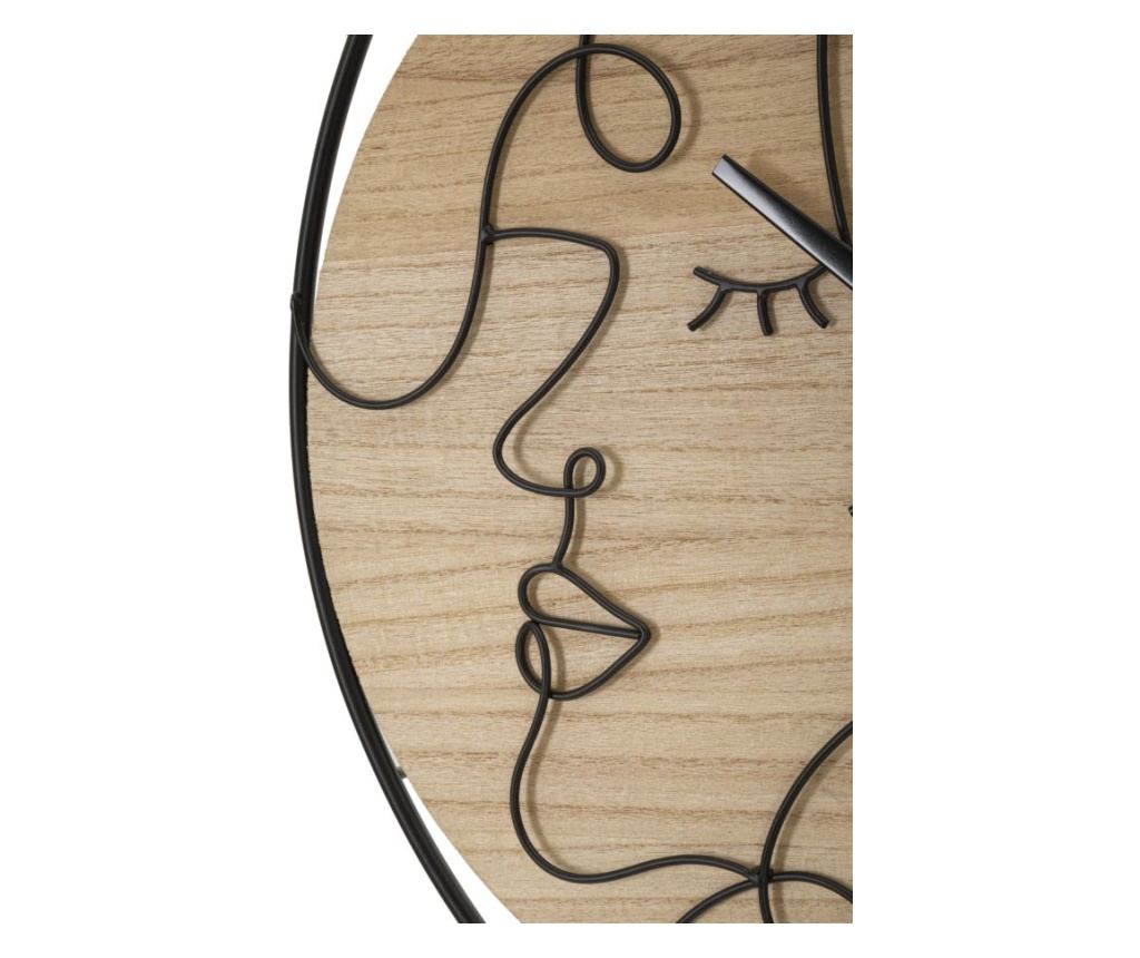 Elegantni crni sat 60 cm - 3