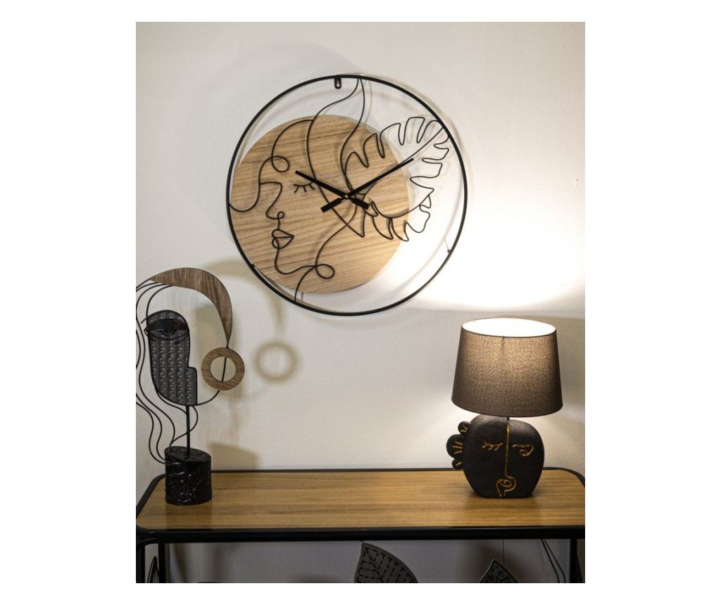 Elegantni crni sat 60 cm - 5