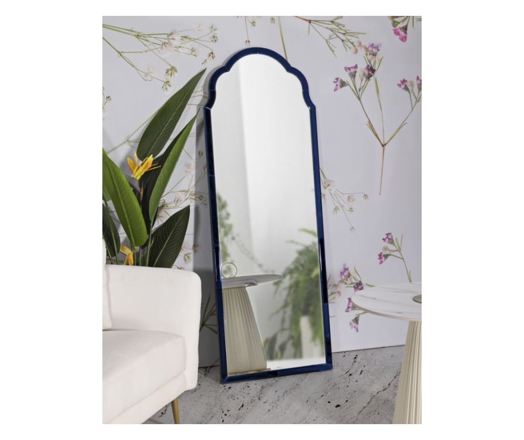 Zidno ogledalo Tangier plavo 55 cm - 6