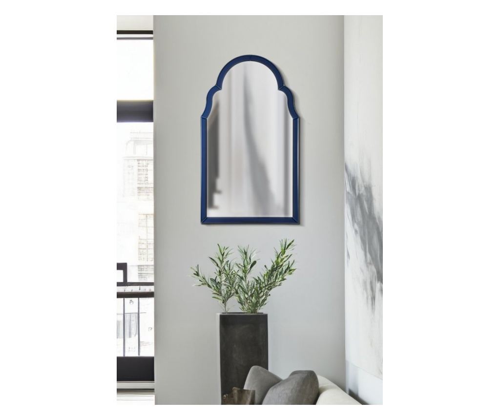 Zidno ogledalo Tangier plavo 47 cm - 7