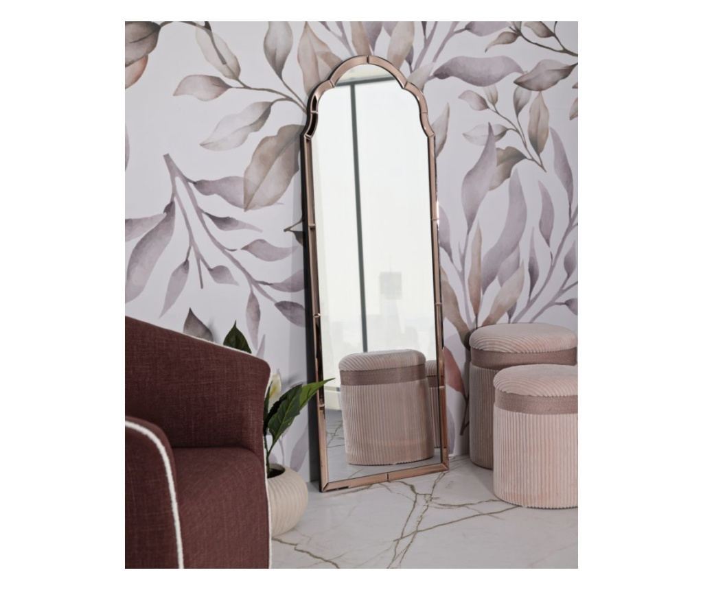 Zidno ogledalo Tangier ružičasto 55 cm - 7