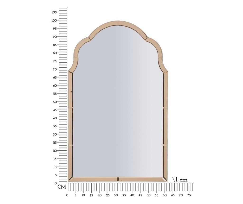 Zidno ogledalo Tangier ružičasto 62 cm - 8