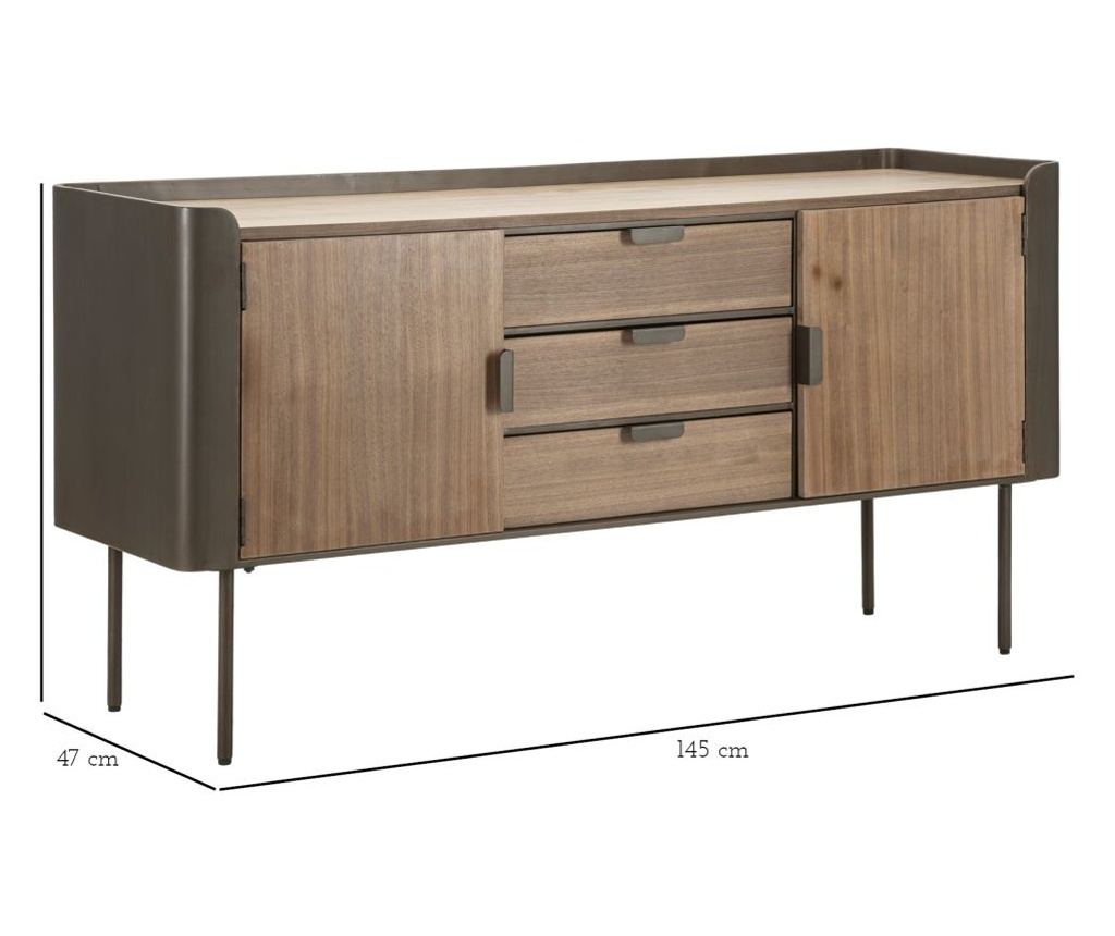 Komoda Toronto Zelena 145 cm - 10