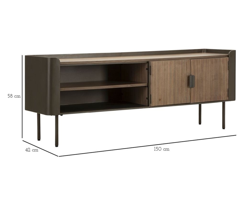 TV stalak Toronto zeleni 150 cm - 9