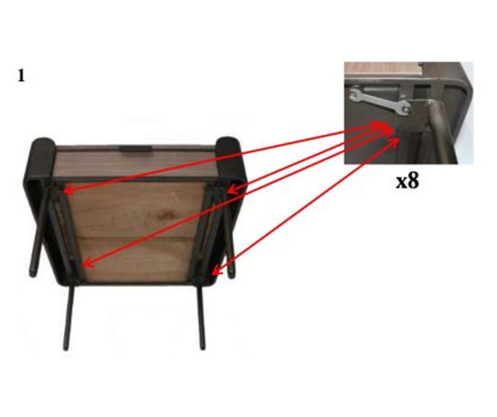 Stolić za kavu Toronto zeleni 60 cm - 9