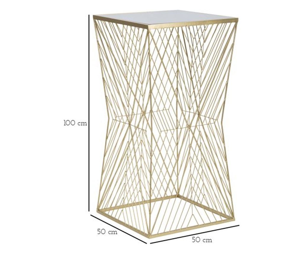 Stolić za kavu Line Gold 50 cm - 7