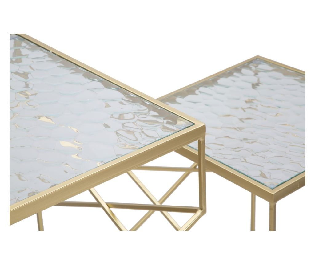 Stolić za kavu Coppia Gold 50 cm (2 kom) - 3