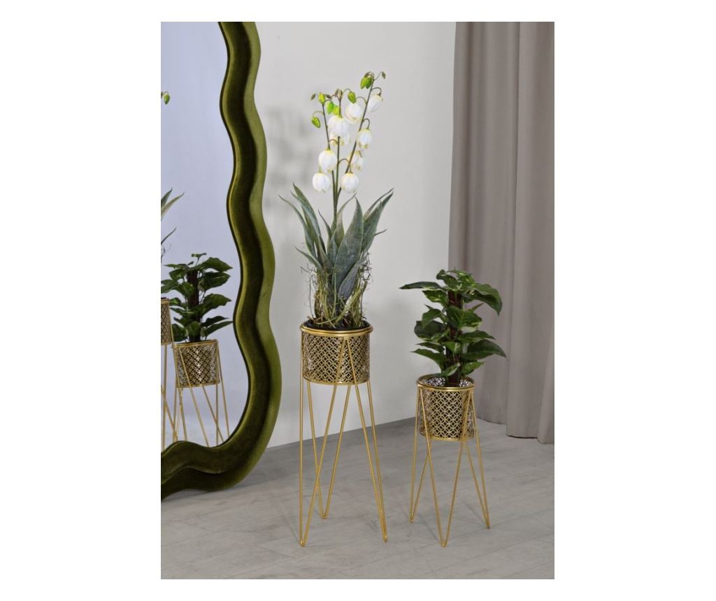 Držač za posude Nat Gold 21 cm (2 komada) - 5