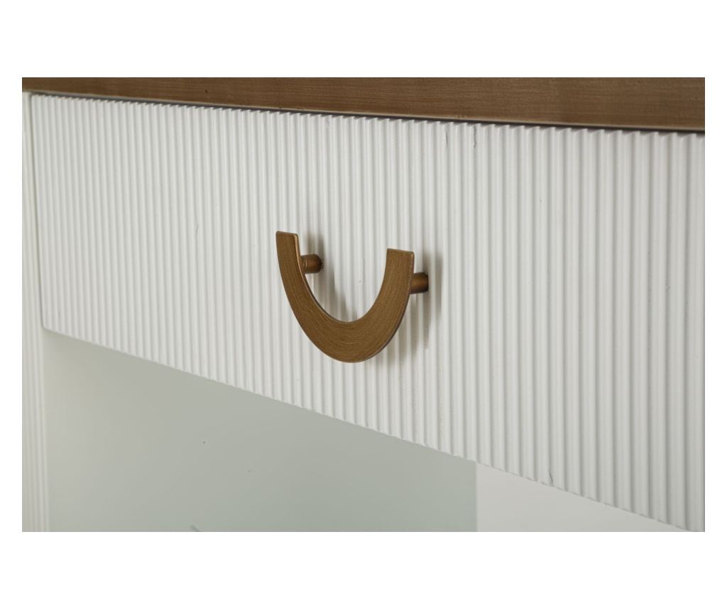 Konzolni stolić Tolosa bijeli 121 cm - 7