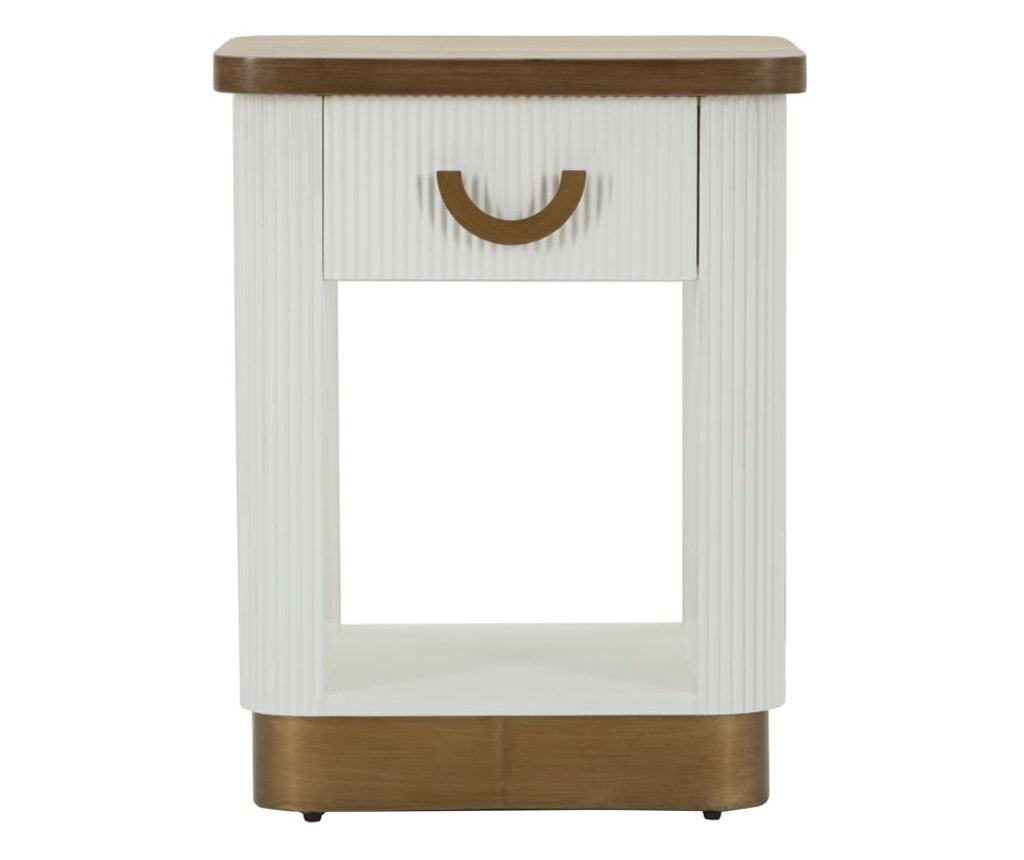 Noćni ormarić Tolosa bijeli 48 cm - 3