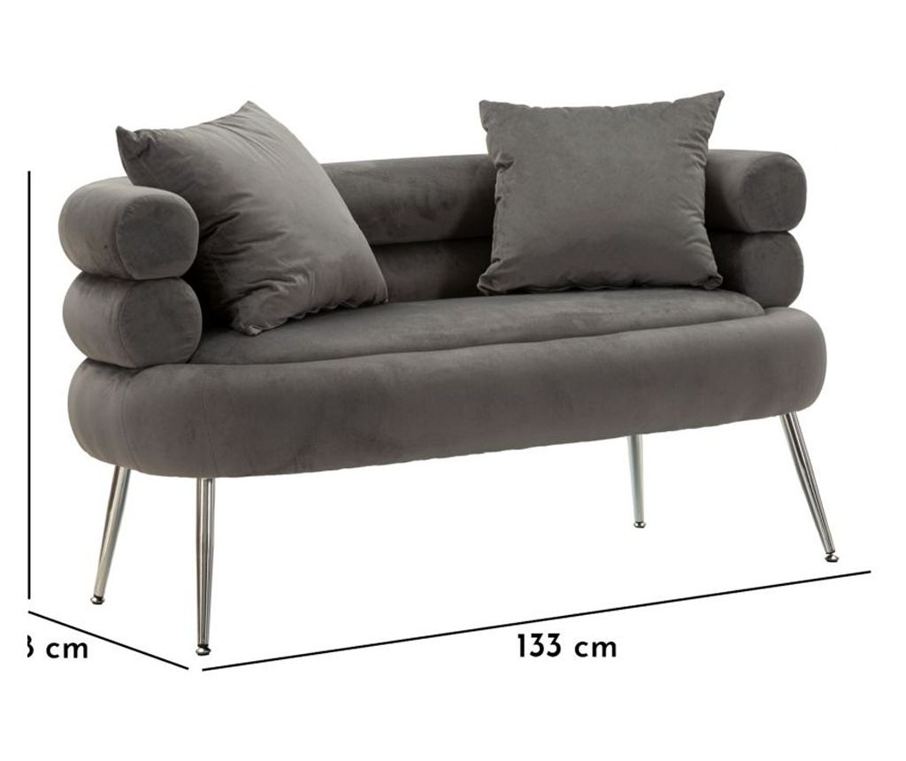 Sofa Silvy Siva 133 cm - 12