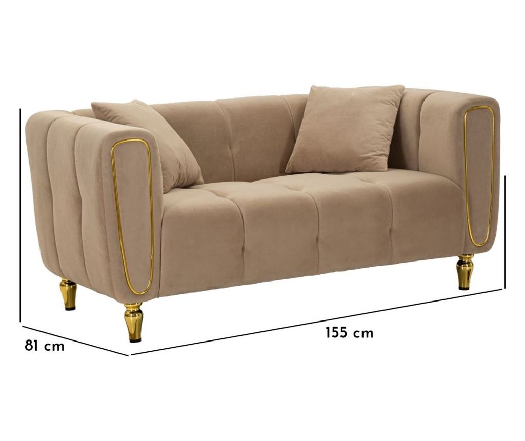 Sofa Alma Siva 81 cm - 12