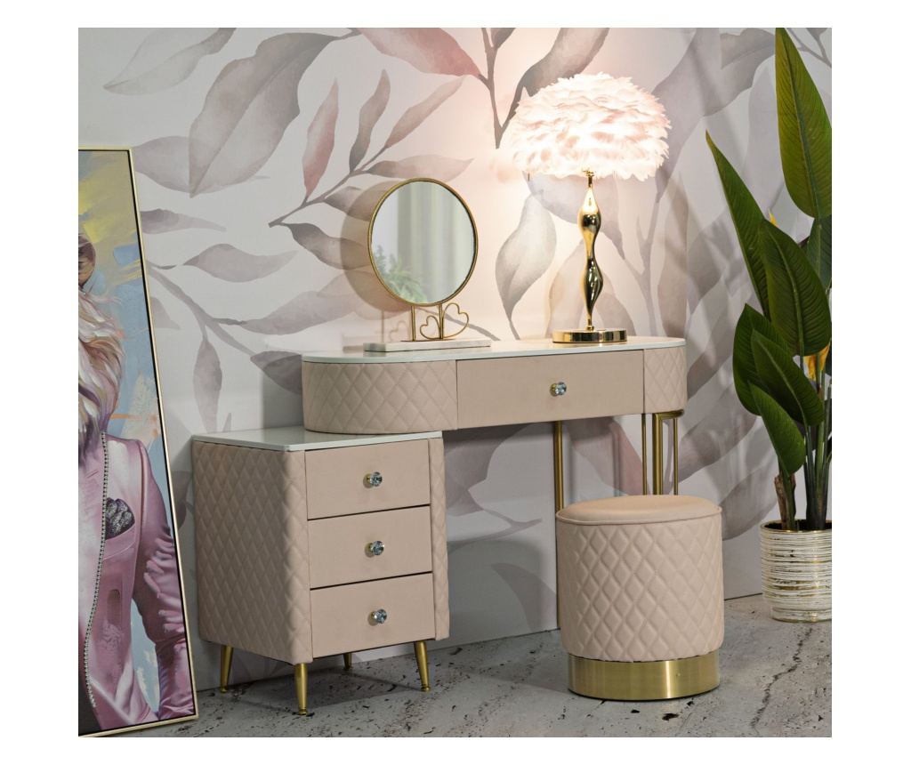 Konzolni stolić Sharon Pink 120 cm - 11