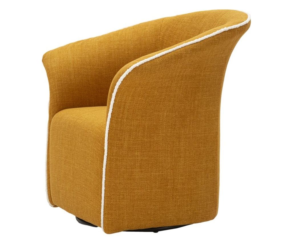 Fotelja Senape Žuta 84 cm - 3