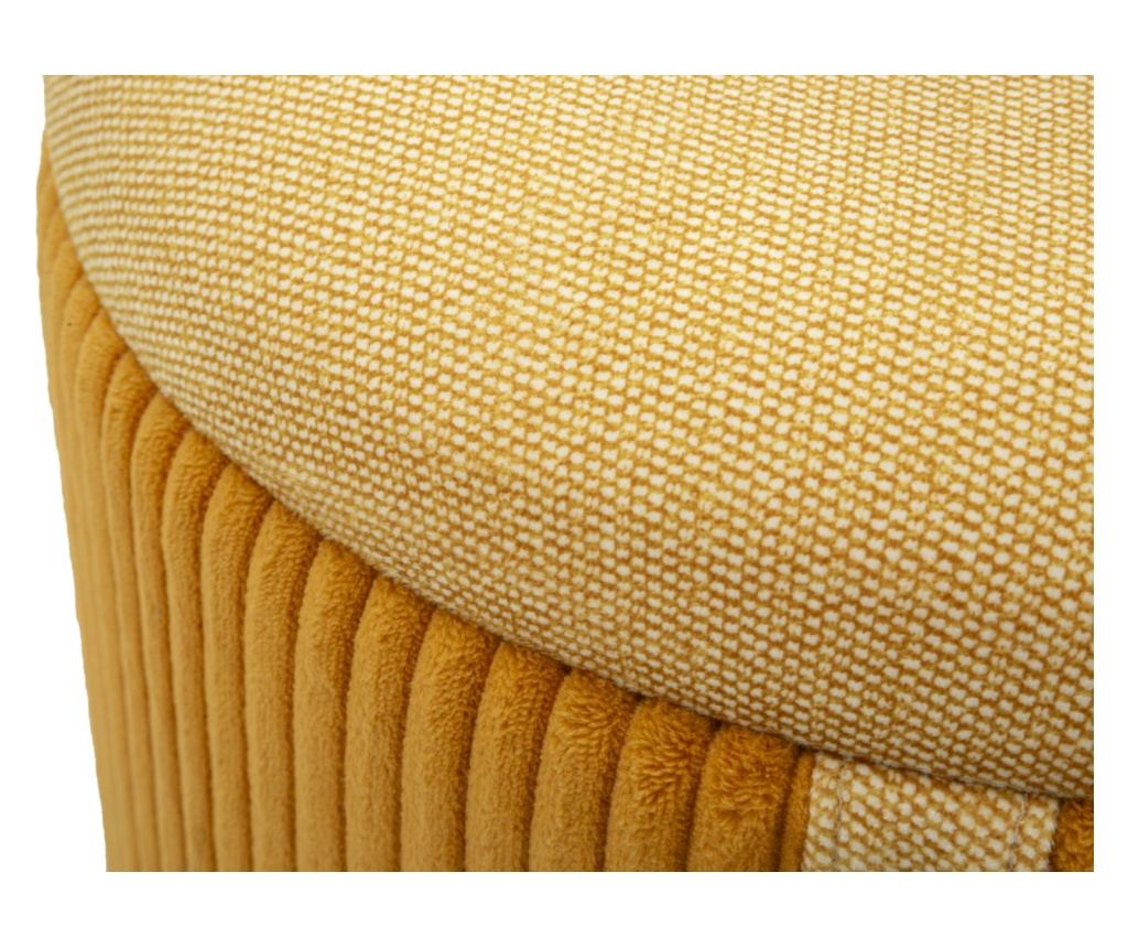 Пуф Bolzano жълт 38 см (2 бр.) - 5