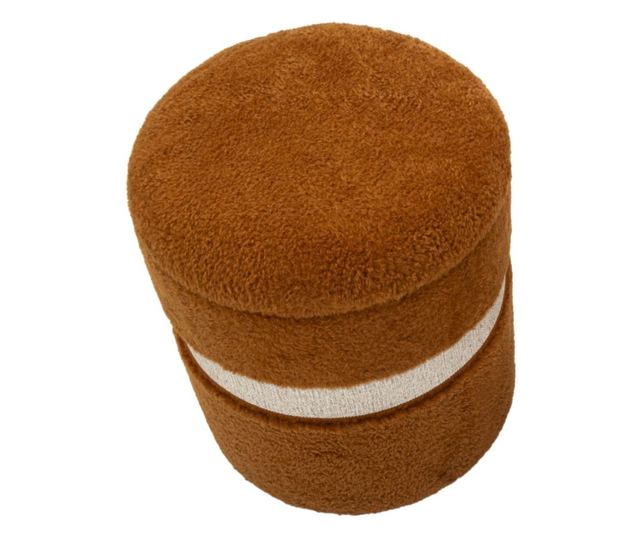 КОМПЛЕКТ ТАБУРЕТКИ С МЯСТО ЗА СЪХРАНЕНИЕ SAINT-MORITZ КАФЯВИ 2 БР. CM Ø 40X47-32X38