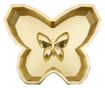 Pladanj Butterfly Zlatni 21 cm thumbnail 1