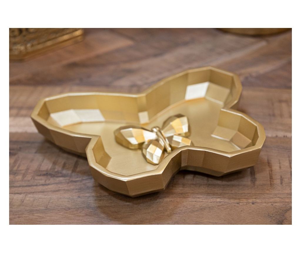 Pladanj Butterfly Zlatni 21 cm - 6