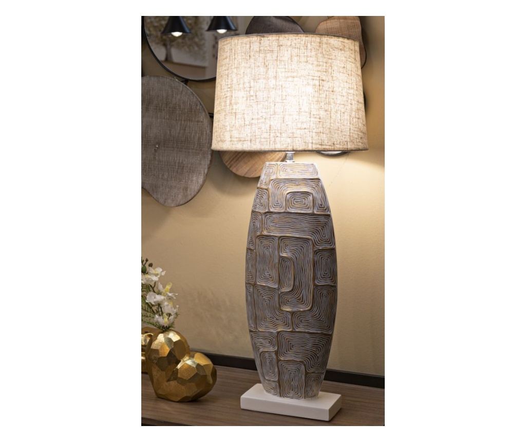 Stolna Lampa Eclips Zlatna 38 cm - 6
