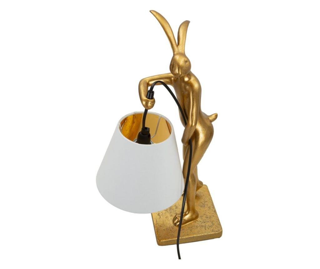 Stolna svjetiljka Zec zlatna 26 cm - 5