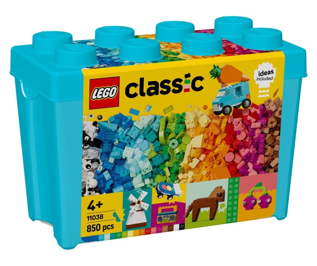 LEGO Classic - Cutie Creativa cu Caramizi 11038, 850 piese - Vivre