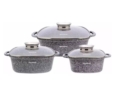Set lonaca s poklopcima 20/24/28 cm Klausberg KB7534