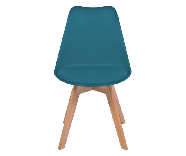 Kuhinjske stolice, 2 kom., tirkizne, umjetna koža