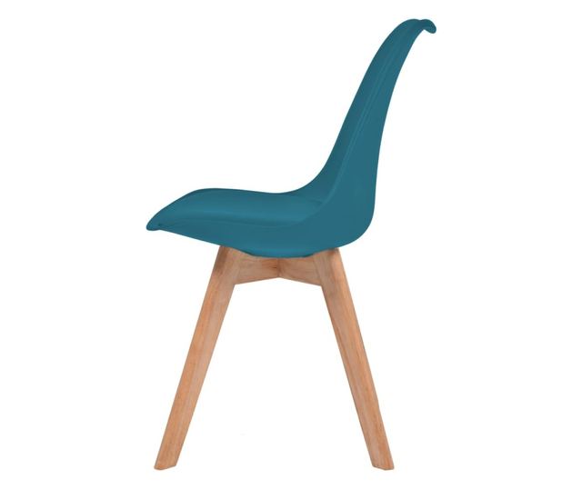 Kuhinjske stolice, 2 kom., tirkizne, umjetna koža