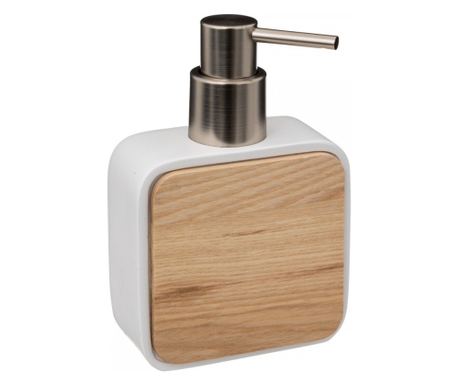 Resin Natureo Folyékony Szappanadagoló, Polimer, Fa, 9,8 x 5 x M 14,7 cm