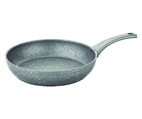Tigaie adanca OMS, aluminiu, 28 cm, gri
