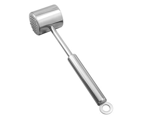 Młotek do tłuczenia mięsa Ibili, stal nierdzewna, 27 cm, srebrny