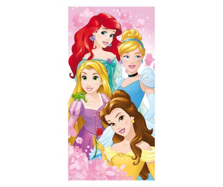 Disney Hercegnők Royal fürdőlepedő, strand törölköző 70x140cm