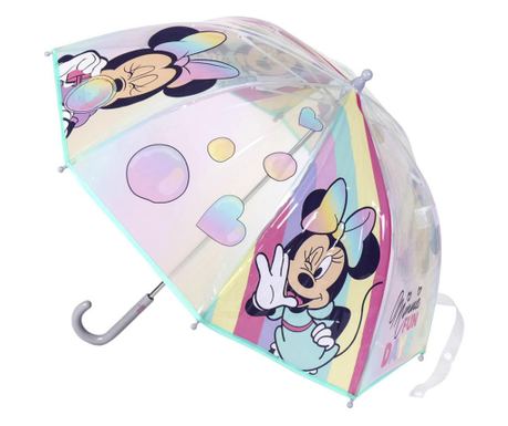Disney Minnie Fun Days gyerek átlátszó esernyő Ø71 cm