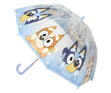 Bluey Puddle gyerek átlátszó esernyő Ø71 cm