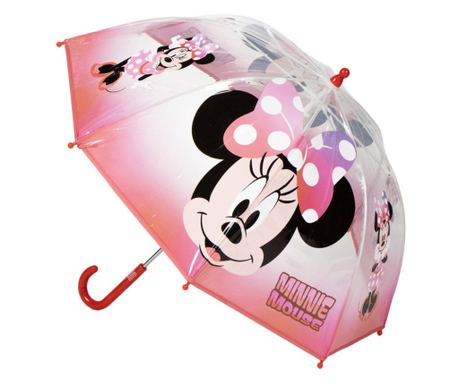 Disney Minnie Cheerful gyerek átlátszó esernyő Ø71 cm