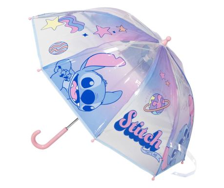 Disney Lilo és Stitch, A csillagkutya Universe gyerek átlátszó esernyő Ø71 cm