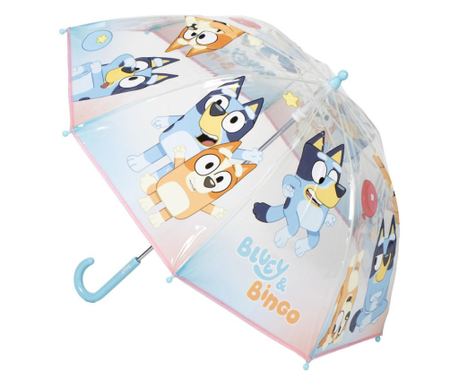 Bluey Bingo gyerek átlátszó esernyő Ø71 cm