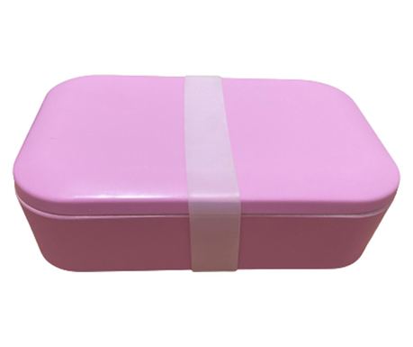 Caserola servire prânz Excellent Houseware, melamină, 19x12.5x6 cm, roz