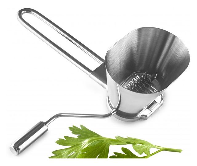 Młynek zielony Ibili-Easycook, stal nierdzewna, 19x6 cm, srebrny