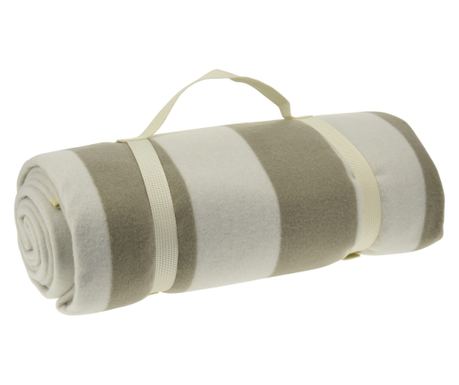 Výborná domácí pikniková deka, polyester, 150x200 cm, šedá