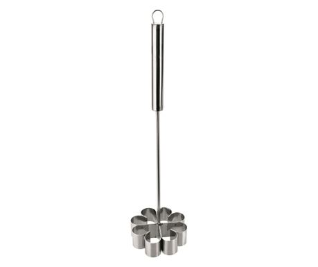 Вафлен прибор Ibili-Accessorios, неръждаема стомана, 9 см, сребро
