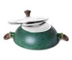 Tigaie wok Fissman-Μαλαχίτης, αλουμίνιο, 30x9 εκ., verde/maro